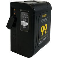 COLBOR Power 99 Pro Batería V-Mount 99Wh con Pantalla OLED y Salida de 200W