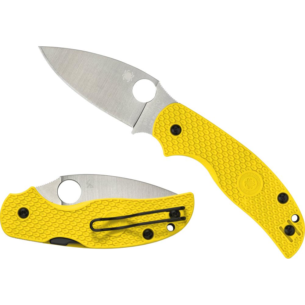 Spyderco Sage 5 Lightweight Salt Cuchillo Plegable con Hoja de Acero Inoxidable CPM MagnaC