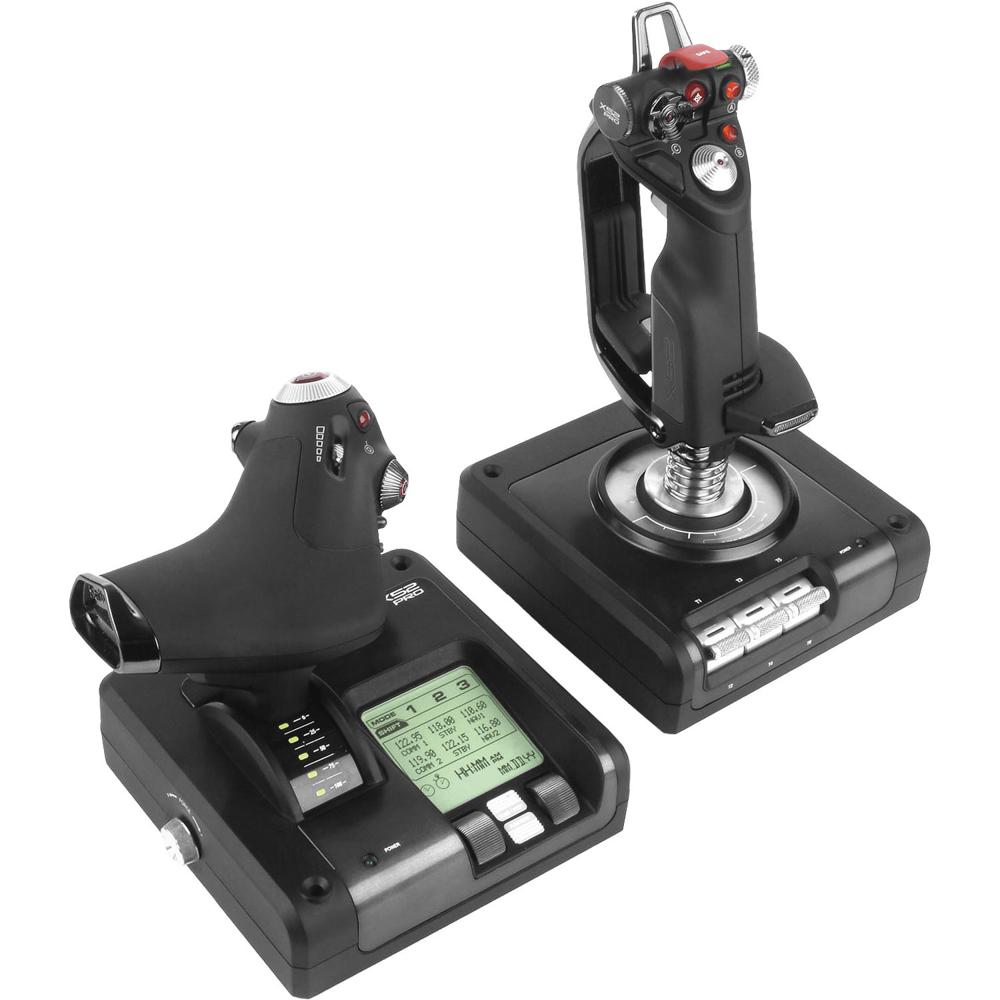 Logitech G X52 Professional H.O.T.A.S Controlador de Simulación con Throttle y Stick - LC