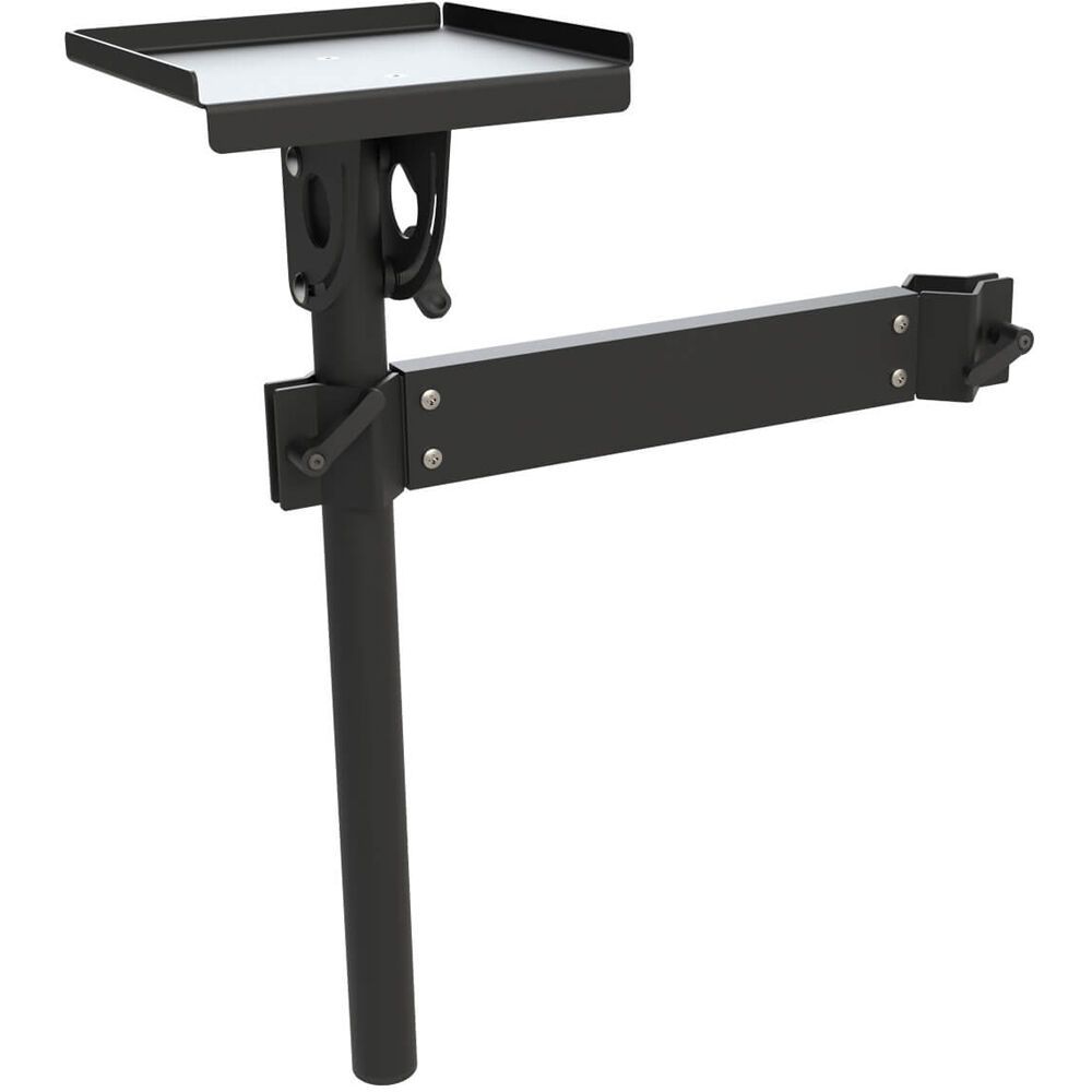 Black Panther Quassia Altavoz Estante Montaje Lateral con Brazo de 7.87"" y Tubo de 19.7""