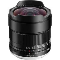 TTArtisan Lente 10mm f/2.0 para Canon RF - Diseño Asférico, Enfoque Manual, Incluye Adap