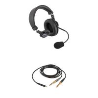 Senal SMH-1010CH2 Auricular de Comunicación Monofónico con Cable Y de 2.5mm y 3.5mm