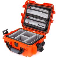 Nanuk 905 Pro Photo Kit Naranja 6.3L - Estuche Duro Impermeable con Divisores Ajustables y