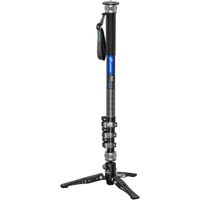 Leofoto MF-324CL Monopod de Carbono con Base VD-04, Capacidad de Carga 22 lb, Altura Máxi