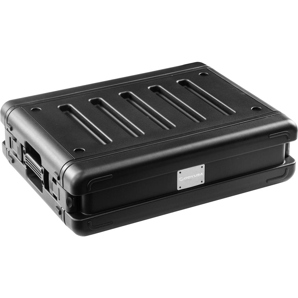 Odyssey Vulcan Series 2 RU Case con 2 Compartimentos para Micrófonos - Impermeable y Resi