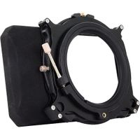 Genustech Matte Box Lite para DSLRs y Camcorders, 4 x 4"" Filter Tray, 105 mm Clamp