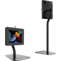 CTA Digital Soporte Kiosco de Piso a Escritorio para Tablets Modelo Ajustable con Cerradur