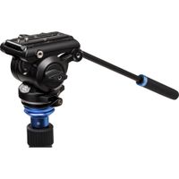 Benro S4Pro Cabezal de Video Fluido 8.8 lb con Base Plana de 60mm y 2 Pasos de Contrapeso