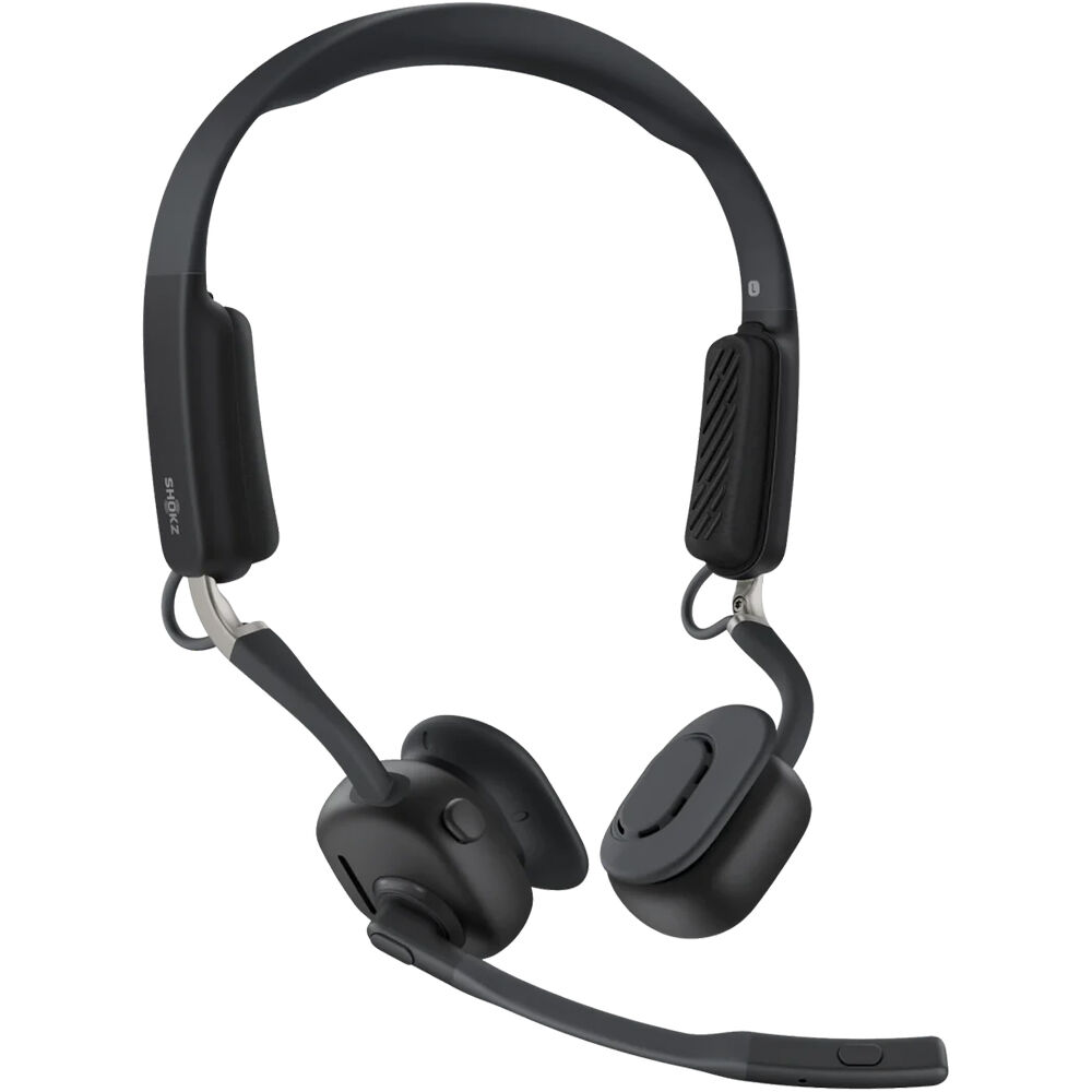 SHOKZ OpenMeet Auriculares Inalámbricos de Conducción Ósea con Diseño Abierto, Bluetoo