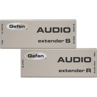 Gefen AUD-1000 Extensor de Audio Analógico, Transmisor y Receptor, Rango de 1000 pies, Re