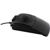 X-keys L-Trac Trackball Negro - Tecnología de Navegación Láser, Resolución Ajustable 1