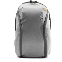 Peak Design Mochila Everyday Backpack Zip 15L Ash Gray - 400D Nylon, 900D Base Impermeable