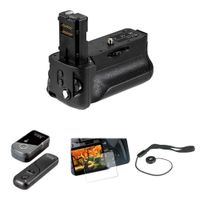 Vello Kit de Accesorios para Cámara Digital Sin Espejo Sony Alpha a7 II - Incluye Grip de