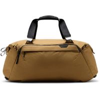 Peak Design Travel Duffel 50L Coyote Tan - Doble Asa Padded, Correa Removible, 4 Compartim