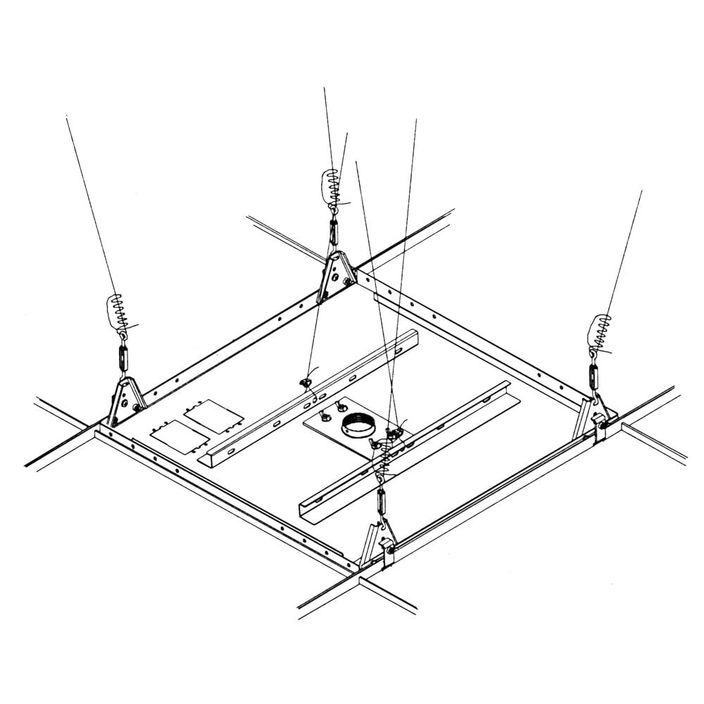 Chief CMA-455 Placa de Reemplazo para Techo Suspenso 2 x 2' - Capacidad de Carga 250 lb, C