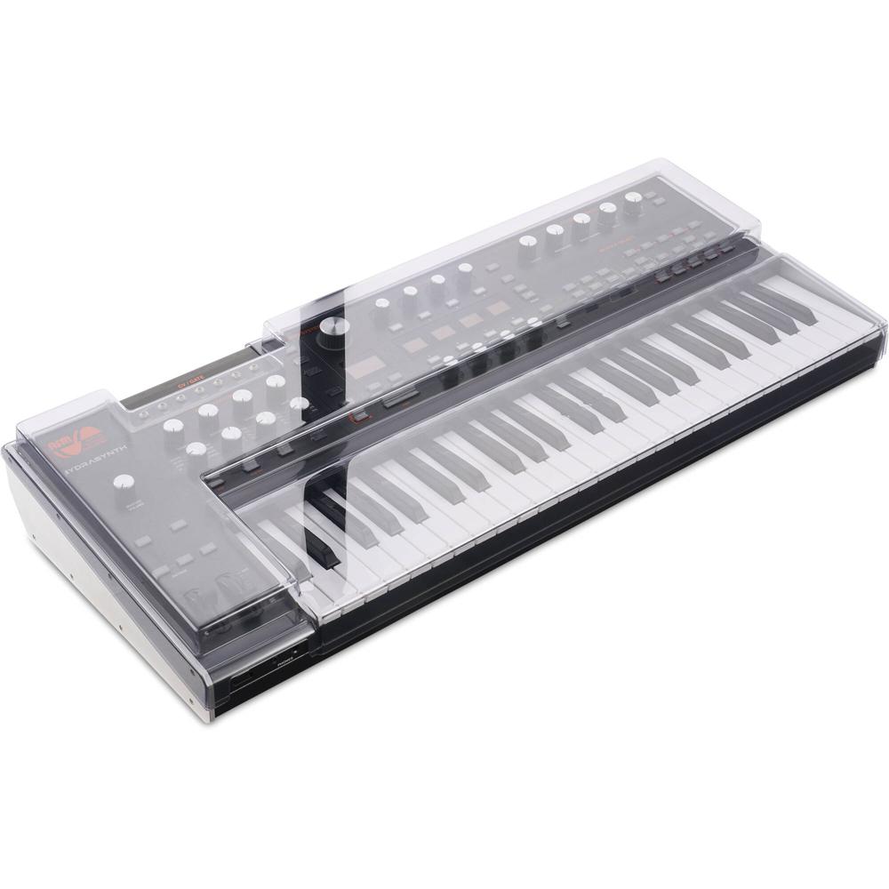 Decksaver Cubierta para Teclado ASM Hydrasynth - Policarbonato Transparente, Diseño Bajo