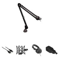 RODE Kit Esencial de Montaje para Micrófonos USB con Brazo de Resorte y Auriculares