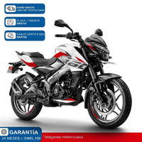 Moto Bajaj Pulsar NS 160 Modelo 2026 Blanco Rojo + incluye regalo y casco