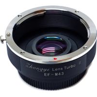 Mitakon Zhongyi Adaptador de Montura de Lente Canon EF a Micro Cuatro Tercios Mark II - Co