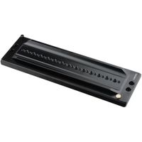 CAMVATE Placa de Puente Dovetail ARRI Estándar Versátil 12"" con Agujeros Rosca 3/8""-16