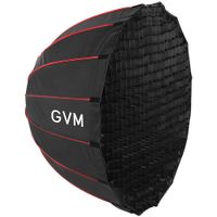 GVM Softbox Plegable 36"" con Speed Ring - Interior Plateado, Montura Bowens, Incluye Difus