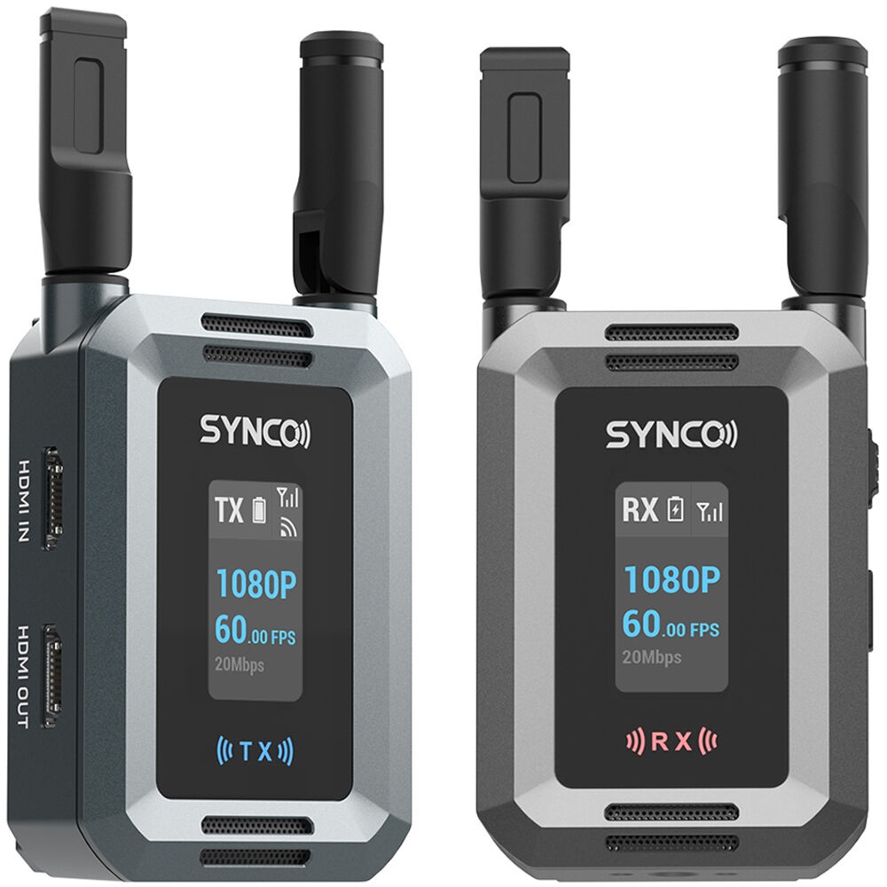 Synco XVision Sistema de Transmisión de Video Inalámbrico HDMI (1 TX, 1 RX) - 1080p60, 9