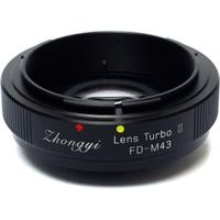 Mitakon Zhongyi Adaptador de Lente Turbo Mark II para Canon FD a Micro Cuatro Tercios - Co