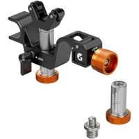 Bright Tangerine Soporte de Lente 15mm LWS - Ajustable, Protección con Mini Rodillos, Con