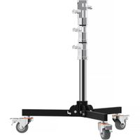 Impact Soporte de Luz Low Folder Roller Combo 2-Stage Stand 4' - Capacidad de Carga 55 lb,
