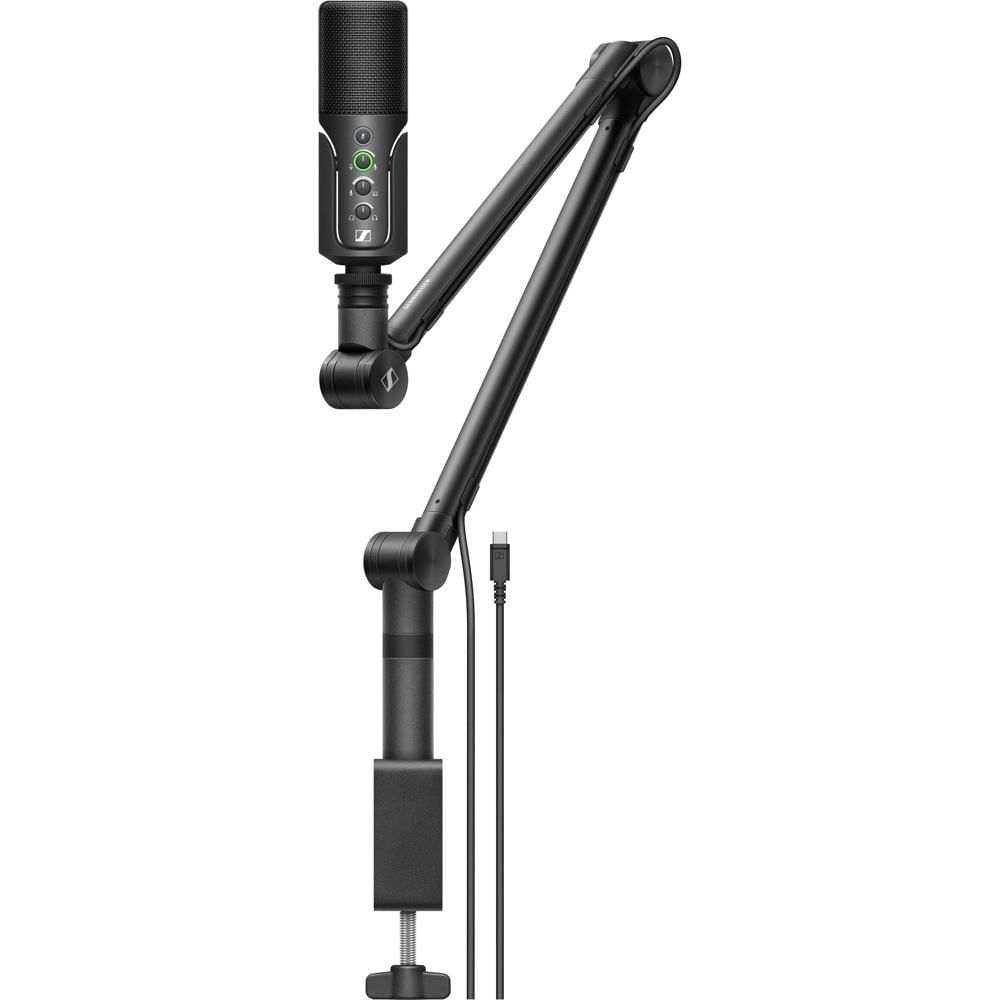 Sennheiser Profile Mic Streaming Set con Boom Arm, Patrón Cardioide, Control de Ganancia