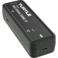 Turtle AV Adaptador USB-C a Dante I/O Dual-Channel - Conversión de Audio 2-Canales, Sopor