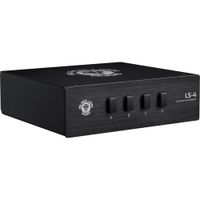Black Lion Audio LS-4 Selector de Línea Estéreo Pasivo 2-In / 8-Out, Diseño 100% Pasivo