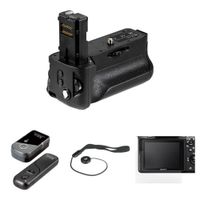 Vello Kit de Accesorios para Cámara Digital Sin Espejo Sony Alpha a7R II - Incluye Grip d