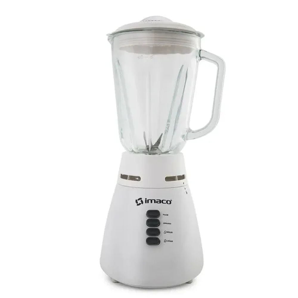 Licuadora Imaco BL4125V 1.5L Blanca  Potente y Funcional