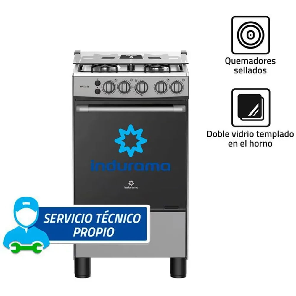 Cocina 4 Hornillas con Encendido Eléctrico Matisse