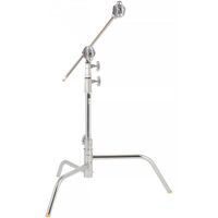 Impact C-Stand Kit 20"" con Base Turtle, Cabezal de 2.5"" y Brazo de Agarre, Capacidad de Ca