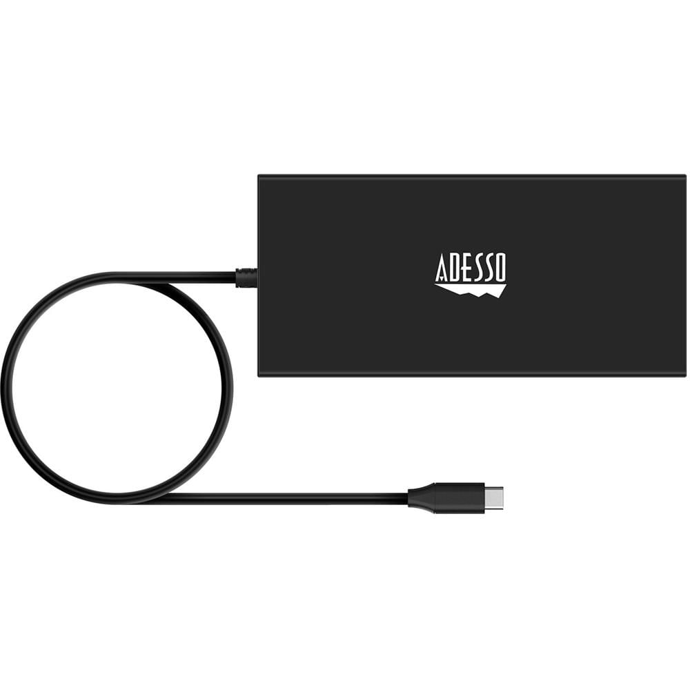 Adesso Estación de Acoplamiento Multi-Puerto USB-C 12-en-1 con 100W de Potencia, 2 Displa