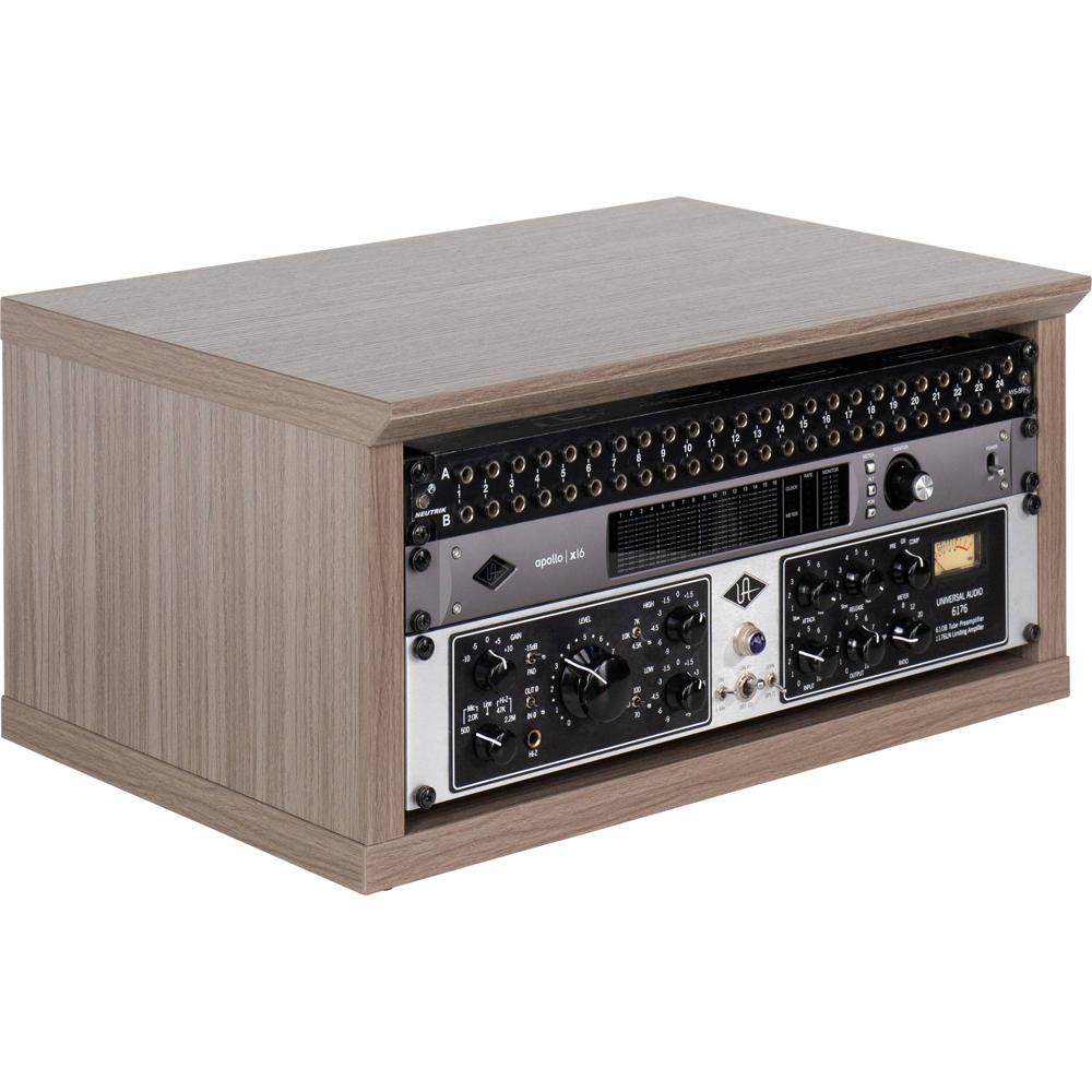 Gator Frameworks Rack de Estudio 4 RU Elite Series - Madera Driftwood