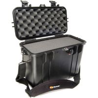 Pelican 1430 Estuche Top Loader con Espuma (Negro) - Impermeable, a Prueba de Polvo, con V