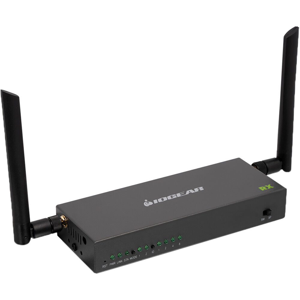 IOGEAR Receptor para Kit de Video Inalámbrico 4K de Largo Alcance - Resolución 4K UHD, C