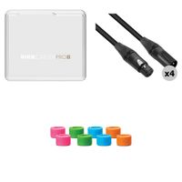RODECover II Funda de Policarbonato para RODECaster Pro II con Cuatro Cables XLR de 10' y