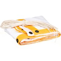 Matthews Tela de Techo 12x12' - Seda Artificial Blanca