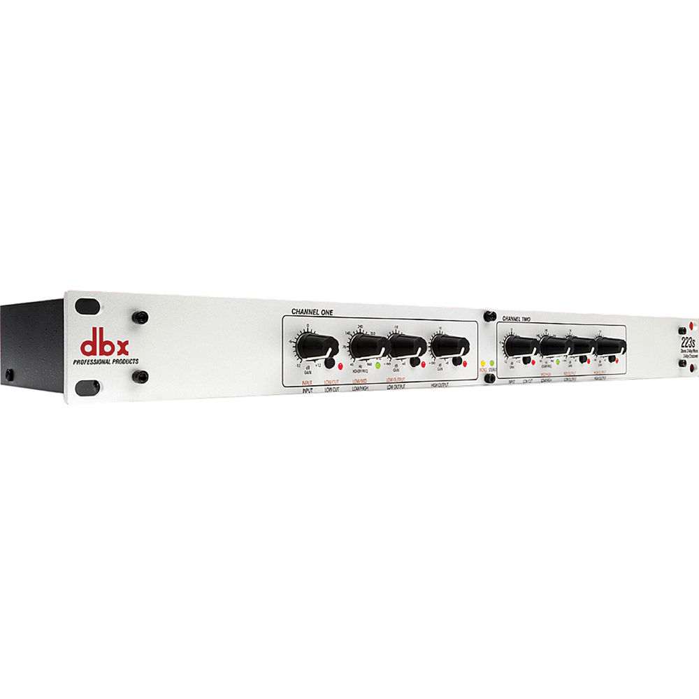 dbx Crossover 223xs Stereo 2-Way / Mono 3-Way con Filtros Linkwitz-Riley y Salida para Sub