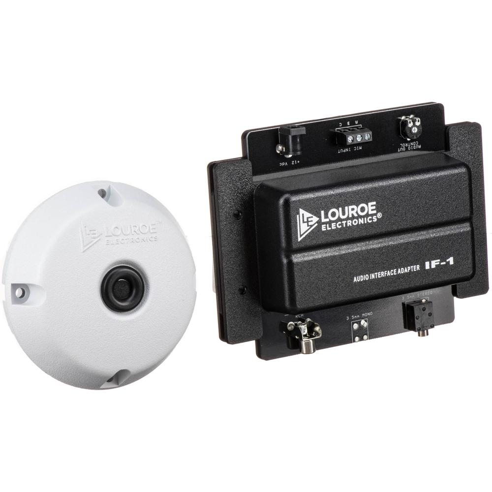 Louroe Kit de Monitoreo de Audio ASK4-300 con Micrófono Verifact A y Adaptador IF-1