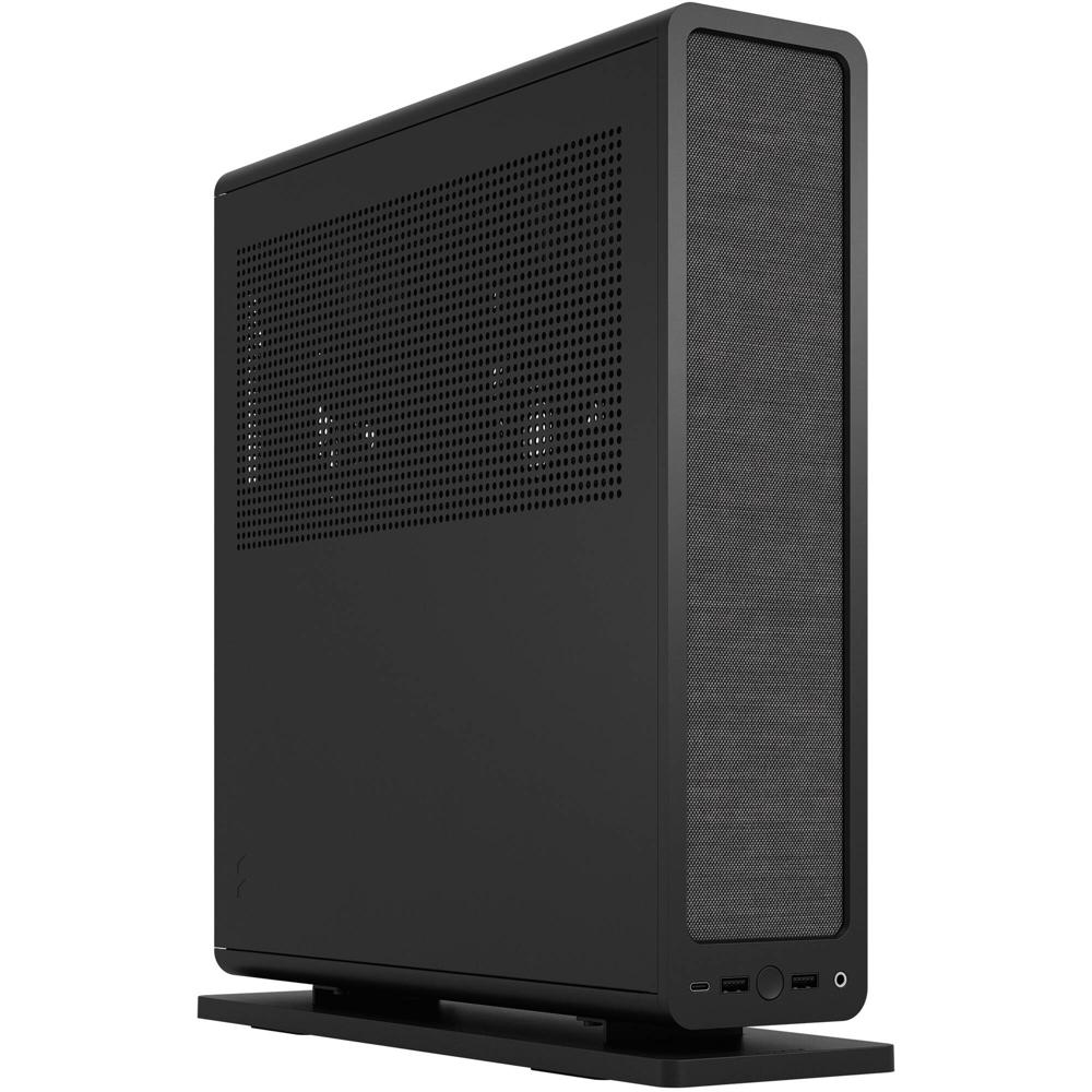 Fractal Design Ridge Mini-ITX Case Negro - Soporte para Placa Base Mini-ITX, 4 Bahías par