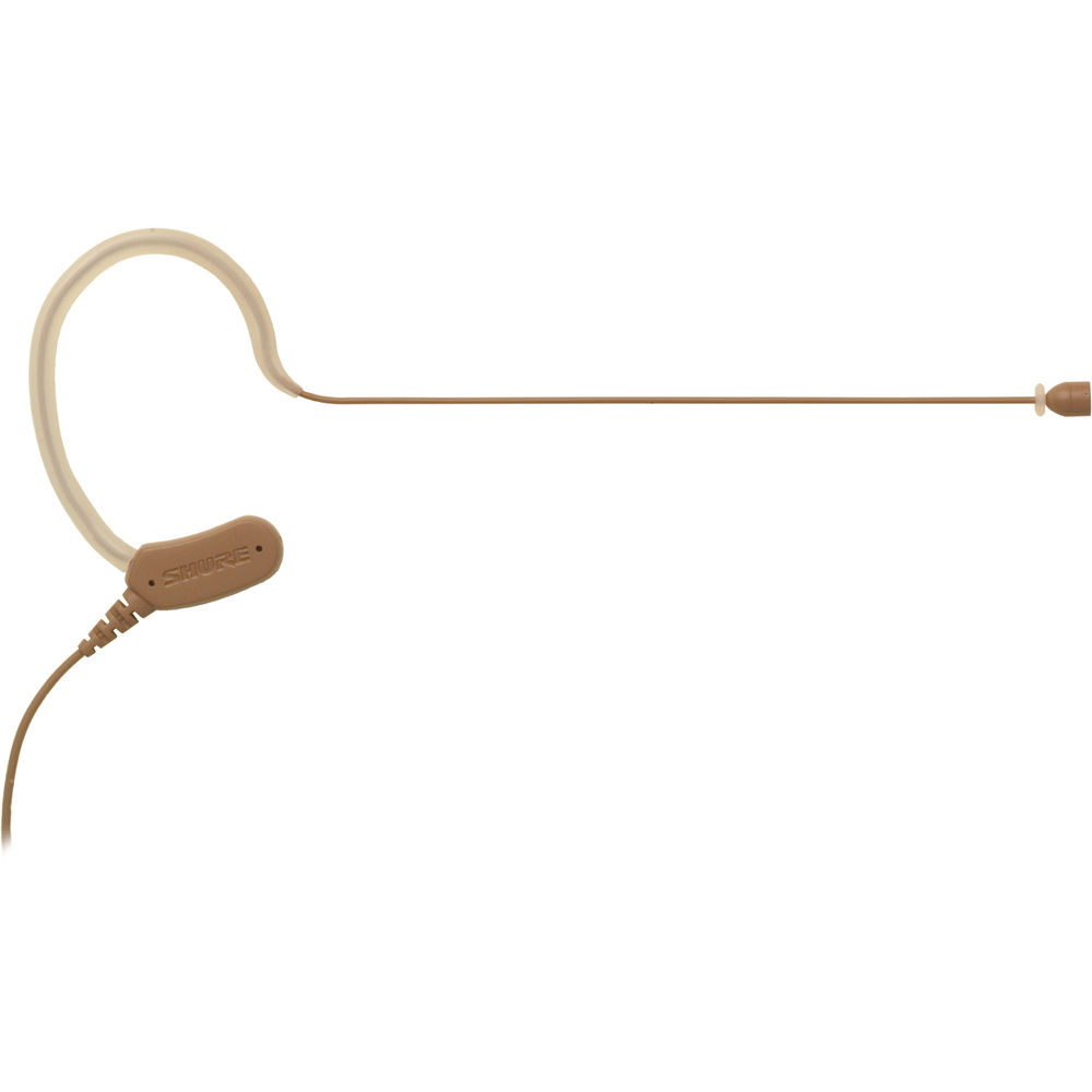 Shure MX153 Micrófono de Cabeza In-ear Cocoa - Diseño Miniatura, Patrón Polar Omnidirec