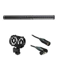 RODE NTG2 Micrófono Shotgun con Shockmount y Cable XLR - Alimentación por Batería o Pha