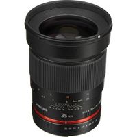 Samyang Lente 35mm f/1.4 AS UMC para Canon EF - Abertura f/1.4, Compatible con Full-Frame