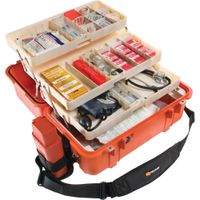 Pelican 1460EMS Case Naranja con Organizador y Divisores para EMS