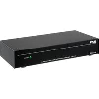 FSR Amplificador de Distribución de Audio Estéreo SADA-6 1x6 con Salidas Balanceadas y C